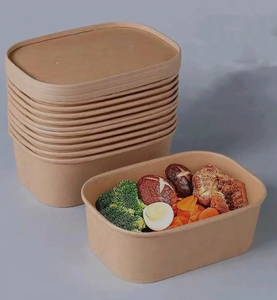 Machine automatique de formation de bols en papier ovales à grande vitesse 75 pièces/min, roulement à billes moteur, conteneur alimentaire jetable pour salade, crème glacée, soupe - Product Image 4