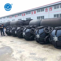 Defensa Neumática de Goma Inflable Tipo CTN Marca Evergreen, Fabricada en Qingdao, China, Modelo Yokohama P50/P80, Certificada ISO