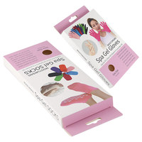 Boîte en carton pour chaussures, emballage d'embouts de semelles imprimés, design simple et raffiné, pour chaussettes et gants