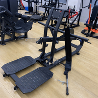 Appareil Commercial de Squat à Courroie avec Système de Chaîne et Barres de Poids pour l'Entraînement de la Force du Bas du Corps en Salle de Sport
