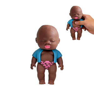 Nouvelle poupée Ugly Doll musicale à pincer, créative, anti-stress, jouet musical à pincer, poupée bébé noire mignonne et moelleuse à rebond lent, Lala Le Palm Doll - Product Image 5