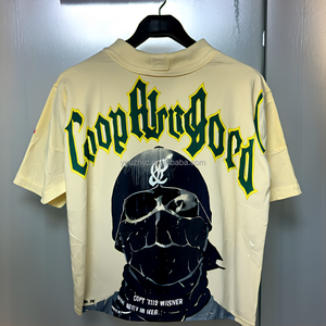 Maglietta di alta qualità Streetwear per gli uomini Casual stile Cool <span class=keywords><strong>abbigliamento</strong></span> americano designer - Product Image 4