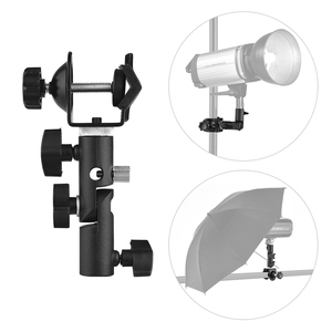 Abrazadera para estudio de fotografía, soporte de montaje con <span class=keywords><strong>Clip</strong></span> y soporte de luz con Reflector de paraguas y rosca adaptadora - Product Image 6