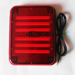 Nuevas Luces de Advertencia Estroboscópicas COB de 72W y 10 Pulgadas, Rojo y Azul, Montaje Superficial Delgado, Lámparas Intermitentes de Seguridad, DC12V, 6 Piezas, Luces de Tráfico para Camiones y Automóviles - Product Image 3