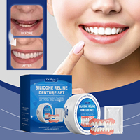 Vente chaude : Kit de prothèses dentaires en silicone pour rehausser l'esthétique du sourire, matériau confortable, prothèses dentaires de remplissage