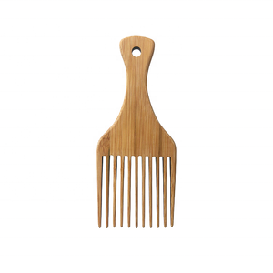 Peigne à cheveux professionnel en bois de bambou C7795 - Product Image 3