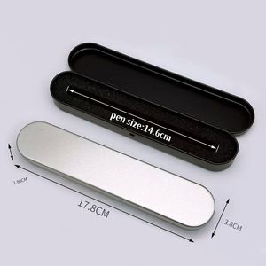 Fast Shipment Metal Pen Acne Needles Blackhead Flip-Top Gift <b>Tin</b> Tool Box With Sponge Insert for School Office - Product Image 2