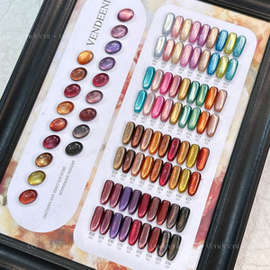 Kit de vernis gel longue tenue effet œil de <span class=keywords><strong>chat</strong></span> et couleurs pures, UV LED, à retirer par trempage, <span class=keywords><strong>pour</strong></span> salon, maison, DIY, logo personnalisé, <span class=keywords><strong>prix</strong></span> usine - Product Image 3