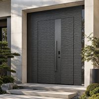 Portail piétonnier de villa moderne en aluminium gravé CNC, panneau personnalisé pour entrée extérieure de jardin, cour et projets de rénovation de maison