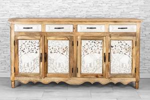 Nouvelle Décoration Nordique : Meubles de Cuisine, Armoires, Meubles de Salon et Chambre à Coucher en Bois Massif avec Pieds de Meuble - Product Image 2