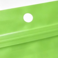 Sachet d'emballage pour produits de soins personnels, pochette verticale avec fenêtre transparente et trou de suspension