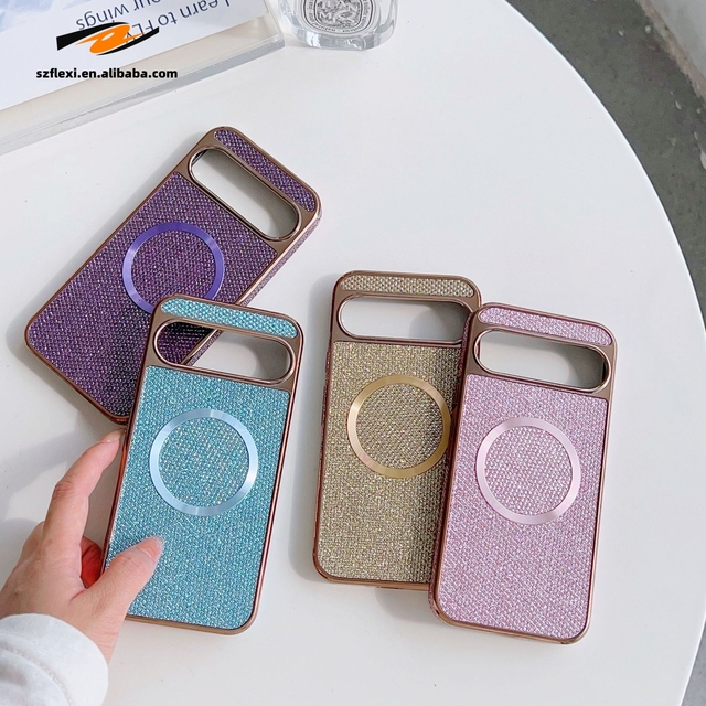 Girls Style Bling Glitter Mobile Case for Google Pixel 10 9 Pro XL case Pixel 8 9 Pro Hight Quality Magnetic Phone Case