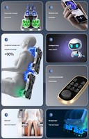 Fauteuil de massage électrique de luxe C99 2026 4D intelligent avec chauffage, inclinable, rail SL, zéro gravité, Shiatsu, corps entier, portable et pliable pour la maison