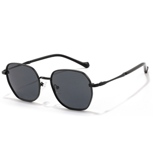 <b>Rectangle</b> Full Rim <b>Sunglasses</b> <b>Black</b> Frame UV400 Protection Unisex Adult Style - Product Image 1