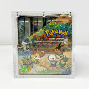 Boîte de présentation en acrylique pour 10 figurines Pokémon Big Mini avec couvercle magnétique - Product Image 6