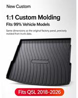 Tapis de coffre de voiture en TPE sur mesure pour Audi Q5L, imperméable et antidérapant, accessoires de modification intérieure automobile