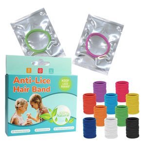 Attaches pour cheveux anti-tiques pour des soins capillaires sains, infusées aux huiles essentielles, écologiques, naturelles, prévention des tiques, attaches pour cheveux pour filles, longue durée - Product Image 2