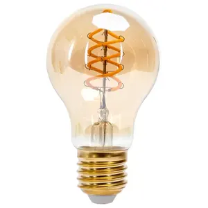 Ampoule LED A60 E27 4W à filament souple, efficace et écologique, idéale pour l'éclairage décoratif et d'ambiance. - Product Image 1