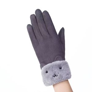 Women's Fleece Lined Thickened <b>Gloves</b> <b>Touchscreen</b> Windproof Thermal Autumn Winter Outdoor Cycling <b>Gloves</b> - Product Image 5