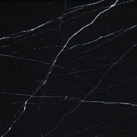 Carreaux de sol en céramique et porcelaine noirs entièrement émaillés, vérifiés et économiques, 60x60 80x80, brillants et polis
