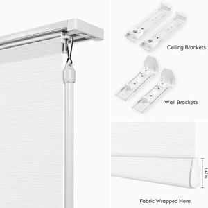 Di alta qualità 100% oscuramento regolabile scorrevole bacchetta di controllo verticale pannello binario tapparelle per Patio - Product Image 4