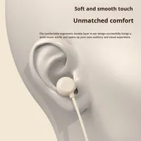 Écouteurs filaires en silicone avec interface Type-C – Confortables, intra-auriculaires, pour dormir et une utilisation prolongée, sans réduction de bruit
