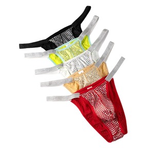 HL052 Slip <span class=keywords><strong>sexy</strong></span> da <span class=keywords><strong>uomo</strong></span> transfrontaliero, a mezza pochette, a vita bassa, in poliestere, per giovani uomini - Product Image 5