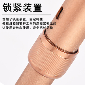 Aluminum Alloy Cane T-Handle 95Cm Lightweight Non <b>Slip</b> Folding Walking Stick For Elderly Assistive Device - Product Image 3