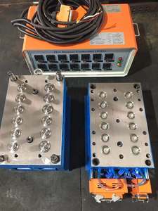 Giá thấp 18mm đen PP nhựa đẩy lần lượt con kháng đóng nắp nắp đầu ép nhựa Máy làm - Product Image 3