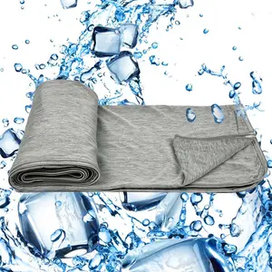 Mais popular Cobertor de gelo de nylon de algodão orgânico para dormir, cobertor respirável natural para o verão