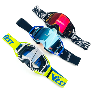 Xuyên quốc gia Motocross kính nhanh chóng phát hành hệ thống của ống kính dây đeo biểu tượng tùy chỉnh xe máy kính MX dirtbike Kính - Product Image 4