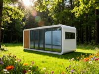 Capsule spatiale moderne de luxe Capsule spatiale modulaire préfabriquée Petite maison Capsule spatiale familiale mobile Hôtel et villa