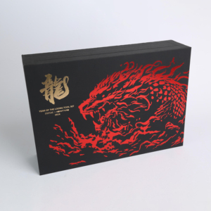 Sáng Tạo tùy chỉnh cứng vuông tự nhiên nút chai hiển thị Hộp Quà Tặng tự nâng lật hai lớp khay bên trong hộp giấy - Product Image 1