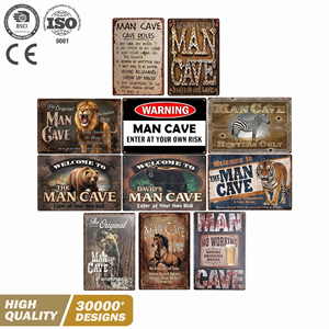 Venta al por mayor <span class=keywords><strong>de</strong></span> placas decorativas <span class=keywords><strong>de</strong></span> metal vintage con diseño <span class=keywords><strong>de</strong></span> oso, muestras gratuitas, letreros decorativos para pared con impresión UV para bares y cuevas <span class=keywords><strong>de</strong></span> hombre - Product Image 3