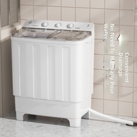Lave-linge portable électrique 7 kg à cuve unique en plastique pour vêtements et chaussures – Vente en gros