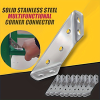 Support d'angle multifonction en acier inoxydable, support triangulaire, outil de quincaillerie, outils de travail du bois