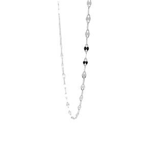 Colliers ajustables en platine fine Pt950 blancs, forme de lèvres, unisexes, fins, minimalistes, bijoux en platine, cadeau - Product Image 4