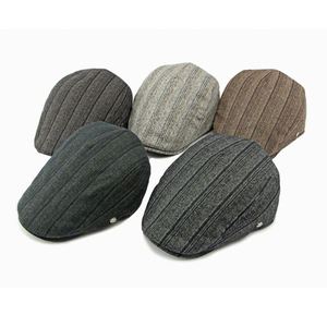 หมวกเบเร่ต์วินเทจสำหรับผู้หญิงและผู้ชาย  บุขนแกะอุ่นๆ สำหรับฤดูหนาว - Product Image 1