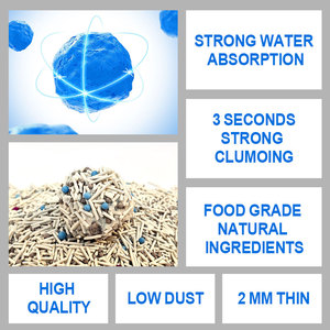 Arena para Gatos de Tofu y Bentonita Mixta de Alta Calidad OEM ODM, Aglutinación Rápida y Fuerte, Absorción Rápida, Fácil de Limpiar - Product Image 3