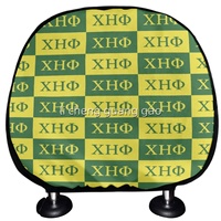 Taie d'oreiller de voiture CEP Chi Eta Phi conçue sur mesure, compatible avec les taies d'oreiller en tissu doux, adaptée à tous les modèles de voitures et de camions