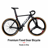 Vélo de montagne avec cadre en aluminium, roues intégrées en trois parties, pneus à flancs jaunes, vélo de course intérieur pour adultes