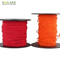 Cordage tressé UHMWPE léger en polyester 1mm 2mm 3mm 4mm pour treuil, remorquage et amarrage maritime