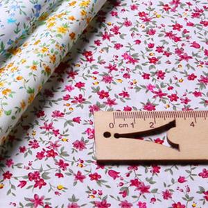 Peintures florales artificielles 100% coton, tissu sur mesure avec impression florale, petite étoffe pour chemisier <span class=keywords><strong>de</strong></span> femme - Product Image 1