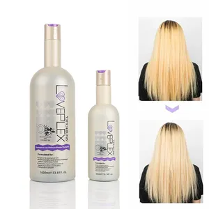 Guangzhou manufacturer professional use shampoo and conditioner without sodium lauryl sulf+silver non yellow hair long shampoo