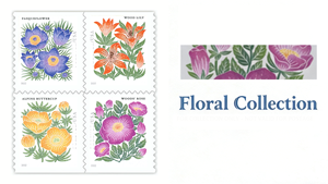 Lot de 100 autocollants personnalisés « Flore de montagne 2022 » – Étiquettes postales de différents pays – Où acheter 100 timbres permanents ? - Product Image 6