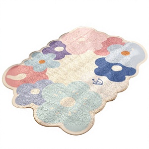 Hot Sell Modern Living Room Camping Kids-friendly Soft Anti Slip Machine <b>Washable</b> Area <b>Rug</b> - Product Image 4