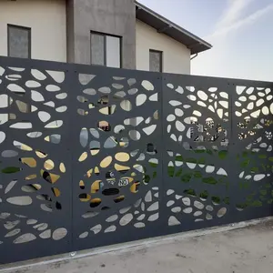 Индивидуальные металлические панели лазерной резки, декоративные панели для сада, наружные металлические настенные панели