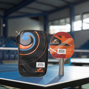 Professionale 2 giocatori <span class=keywords><strong>ping</strong></span> <span class=keywords><strong>pong</strong></span> pagaie racchette in fibra di carbonio e legno con fondo in gomma pale Pingpong - Product Image 1