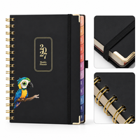 Cuaderno de Negocios al por Mayor, Espiral Metálico, Divisor de Colores, Agenda Semanal, Fabricante de Cuadernos