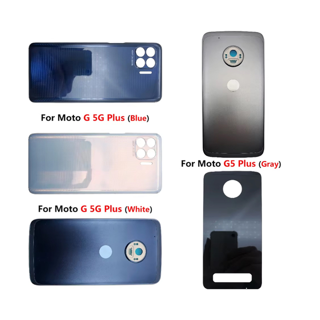 Mobile Phone Housings for Moto Edge G 5G Plus G9 Power G100 G200 Z Play Z4 Battery Glass Rear Door Replacement Parts